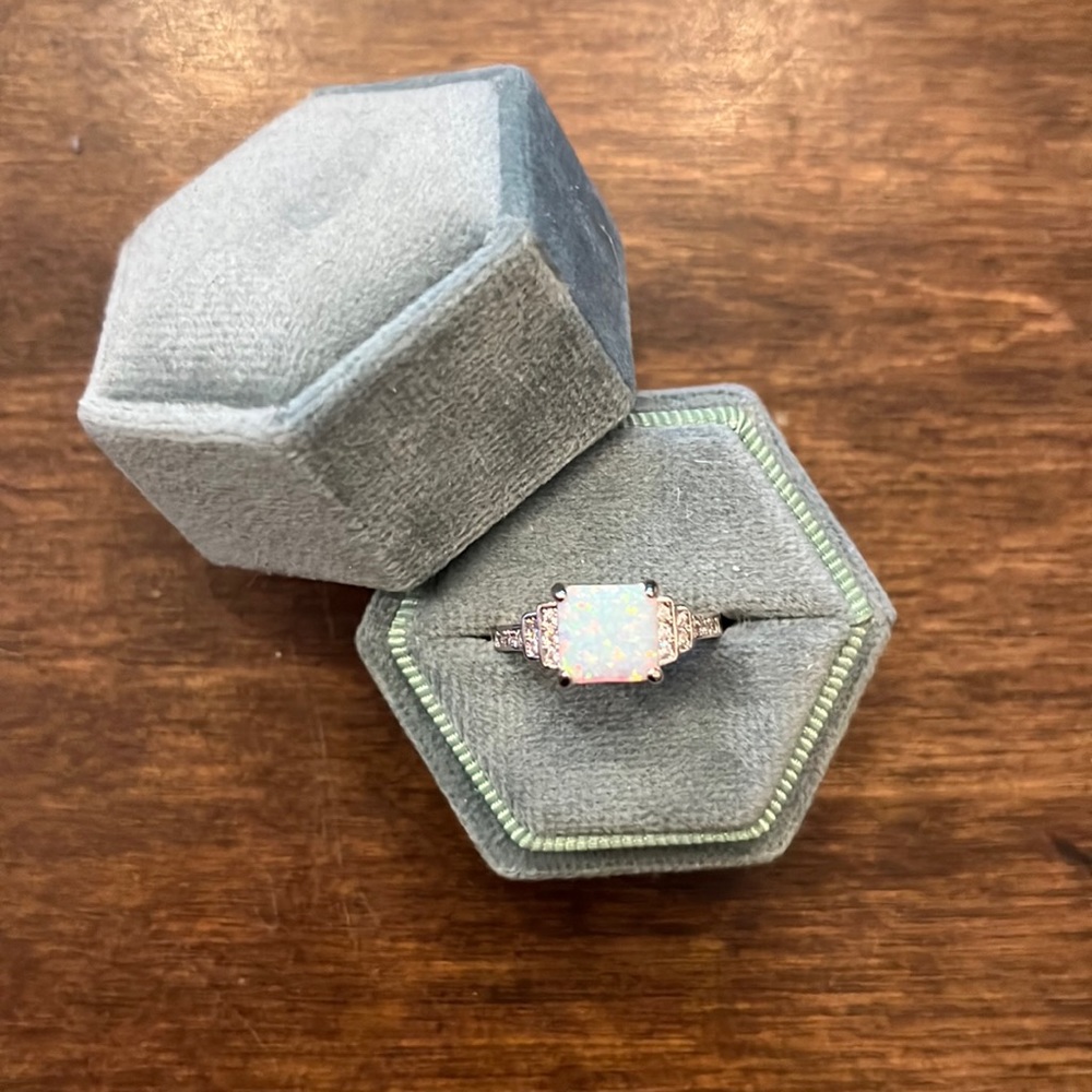 Fragrant Jewels Opal Ring Birthstone Collection size 7